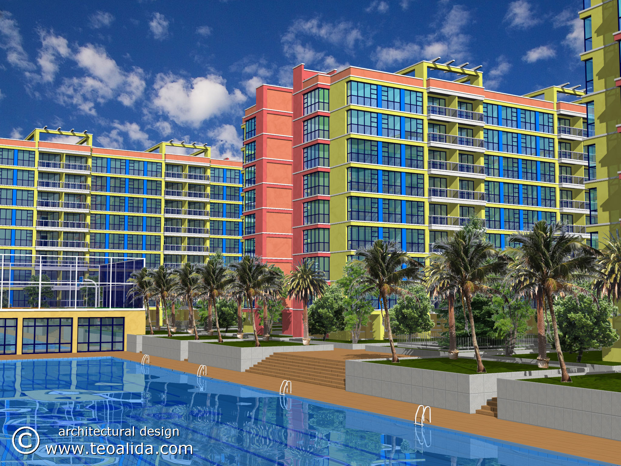 Apartment buildings designed by Teoalida Apartment Design