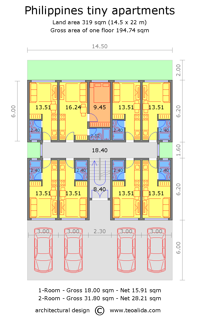 Apartment plans 30-200 sqm designed by me - The world of Teoalida