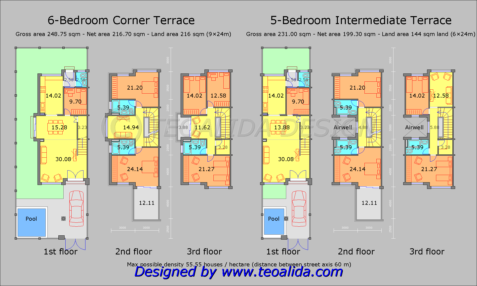 House Floor Plans 50 400 Sqm Designed By Teoalida Teoalida