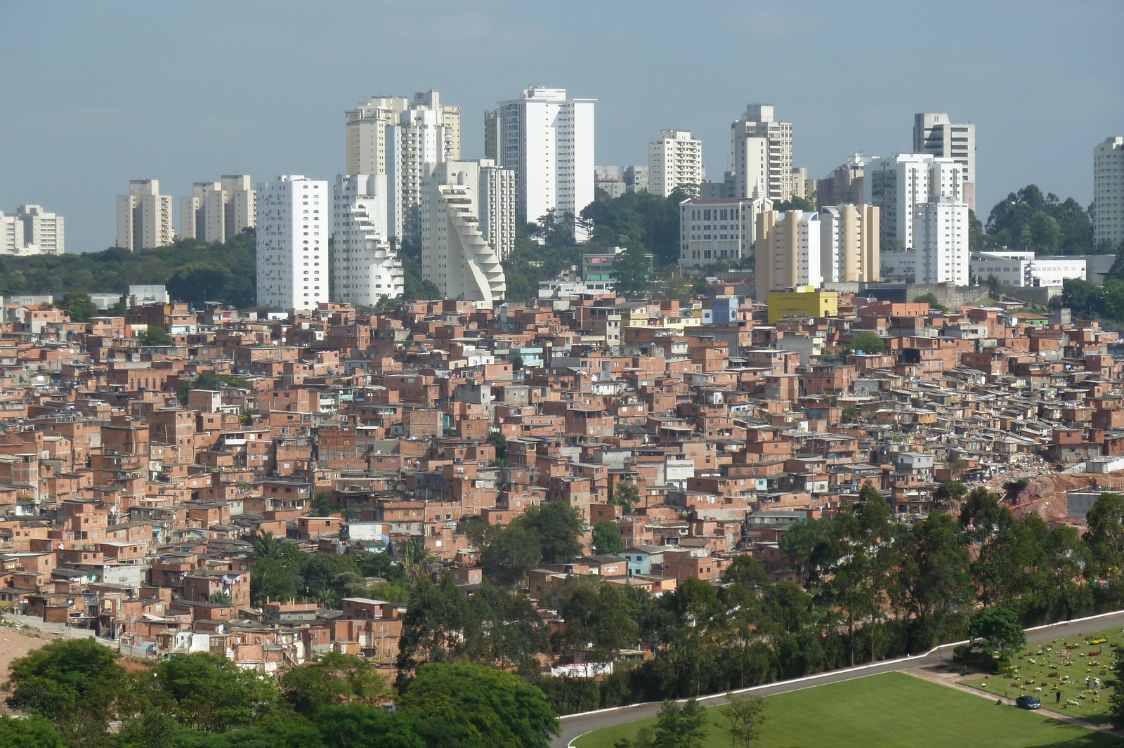 Aerial view of the Bras and Mooca neighborhoods region, of the city of Sao  Paulo SP Brazil during the day. View of a big south american city. Stock  Photo